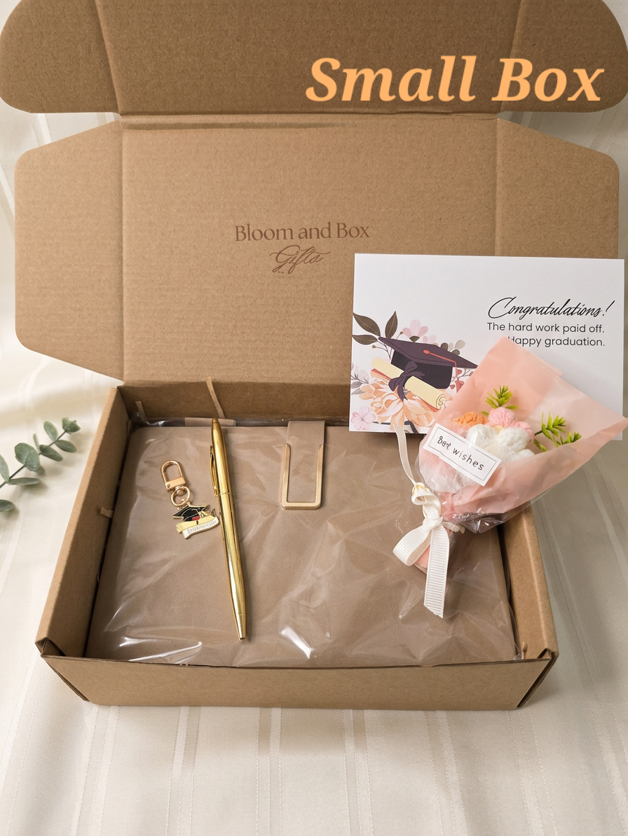 Graduation Gift Box for Her | College Graduation Gift | Personalized Journal Gift Set | Cute Grad Gift Basket | Nurse & High School Graduate Gift